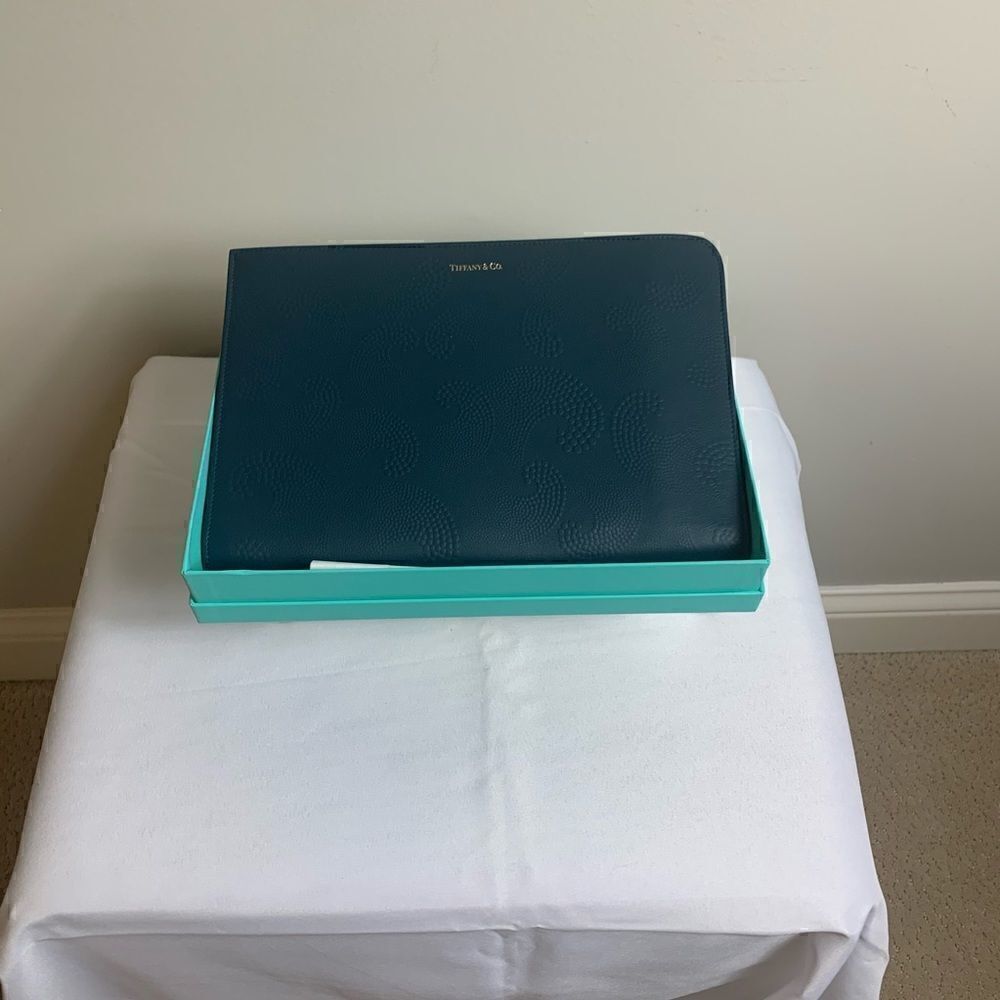 Tiffany & Co. Leather Tablet Case/Clutch - New - Picture 6 of 12